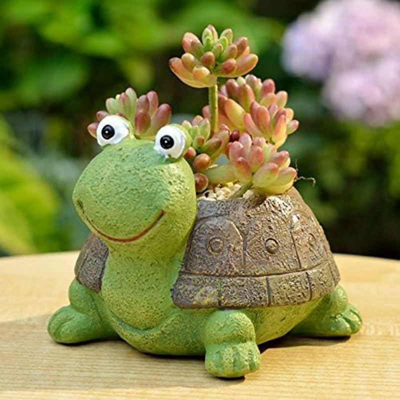 Bonsai Garden Desk - Cute Turtle Planter Succulent Bonsai Cactus