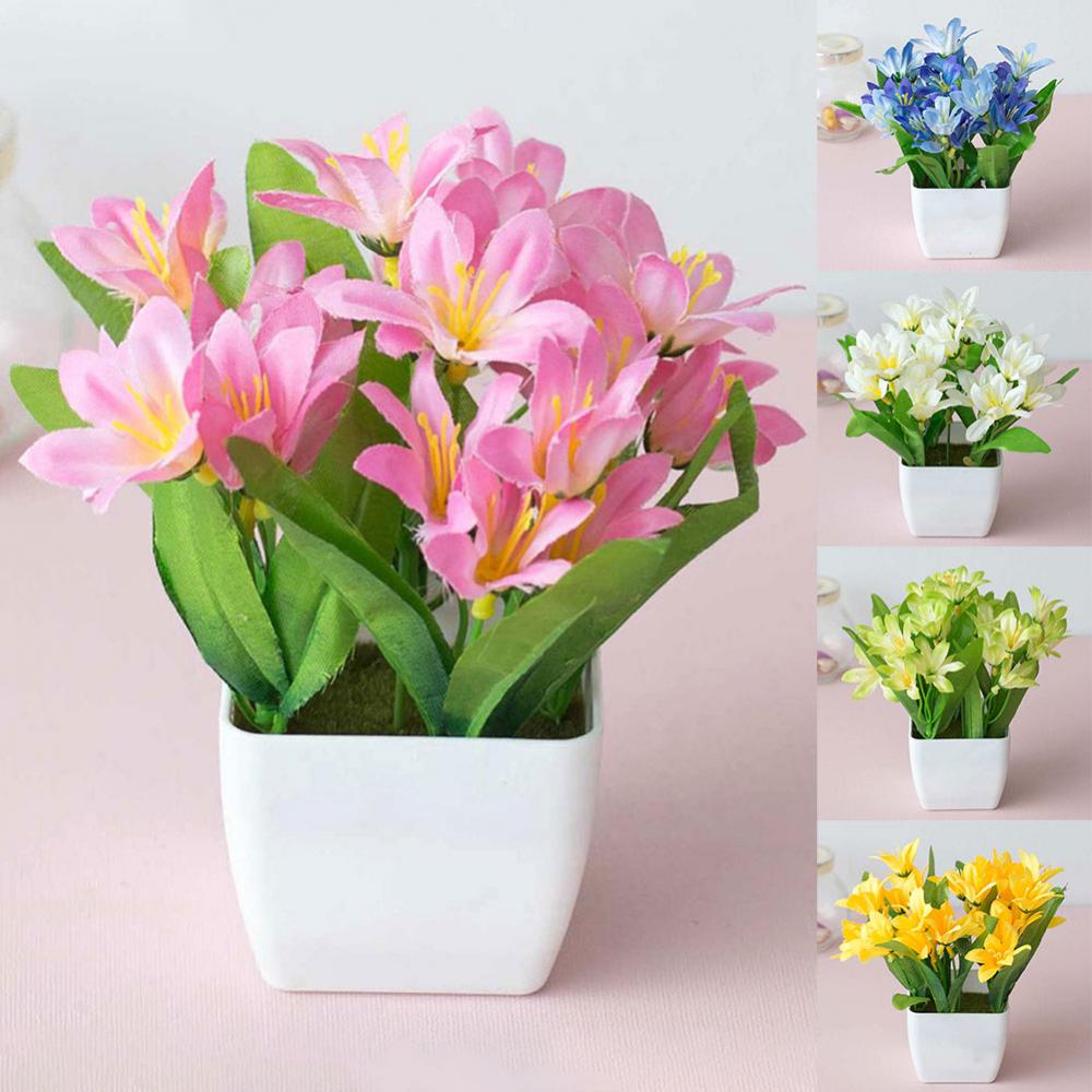 15cm Artificial Lily Flower Pl - Bonsai Garden And Cafe review and price