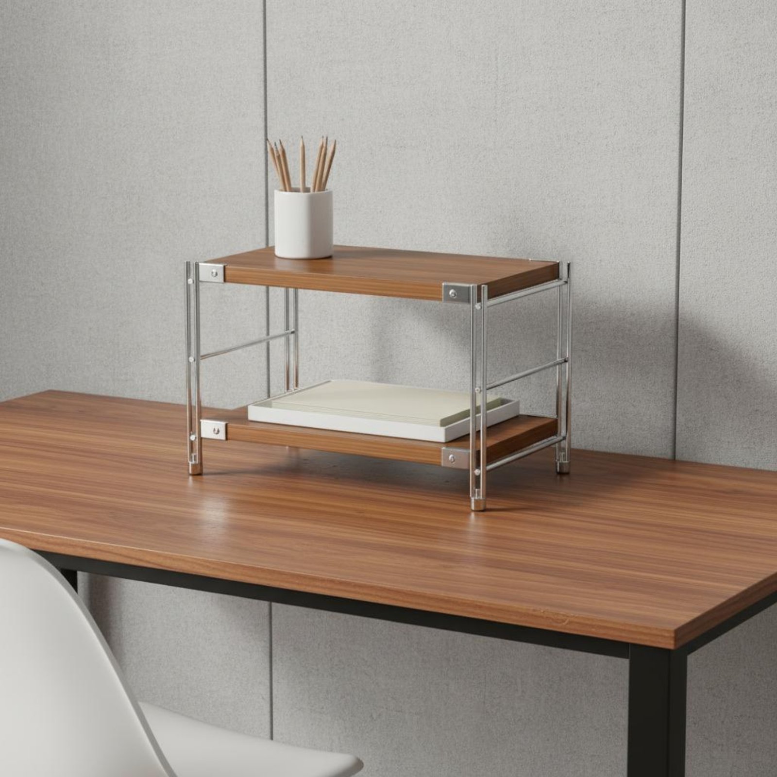 Narrow Floor Standing Shelf X- - Display Stand Wood review and price
