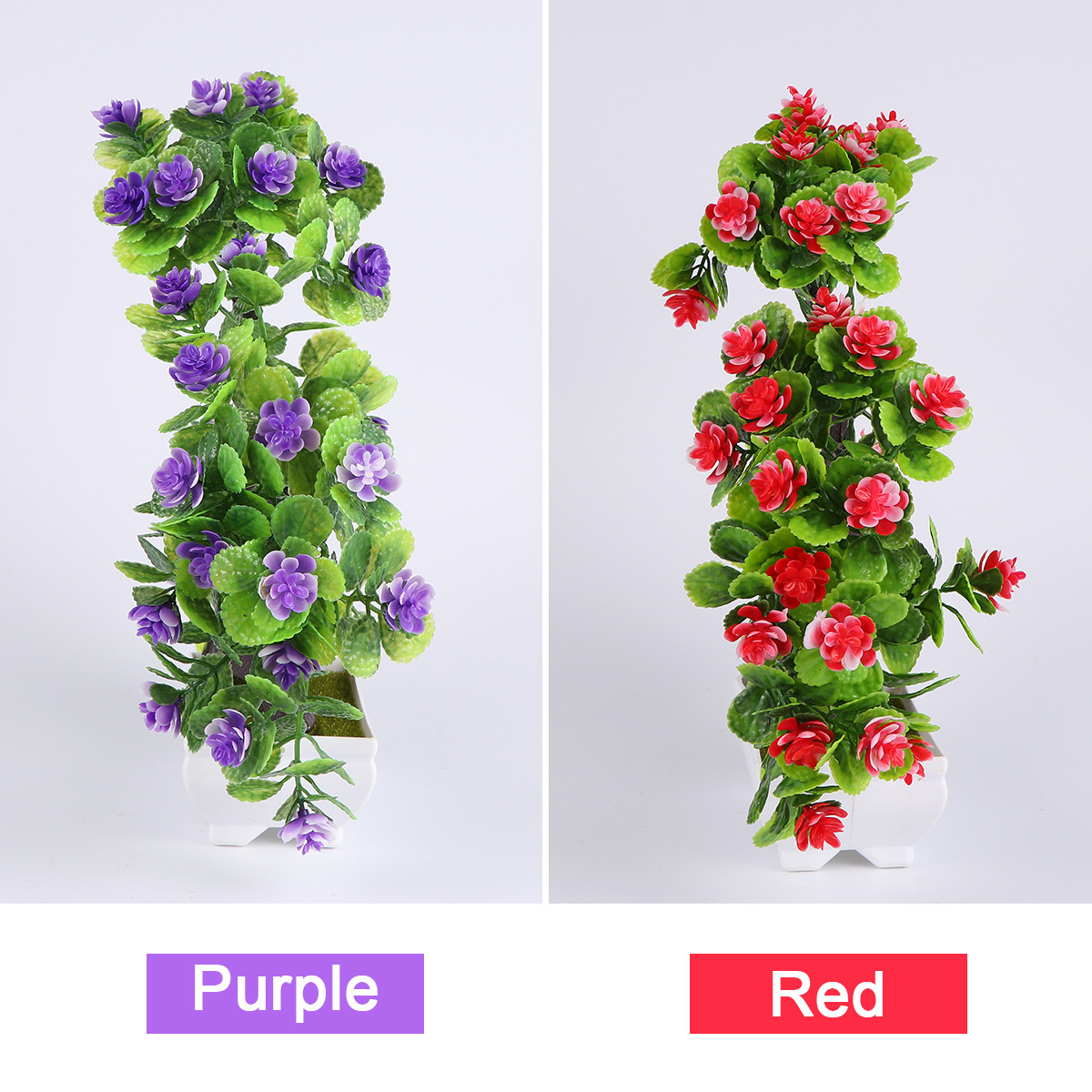 2Pcs Creative Plastic Bonsais  - Bonsai Garden Restaurant review and price