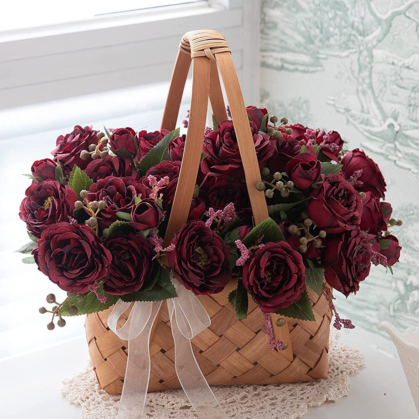 Artificial Flower Silk Peony H - Bonsai Garden For Sale review and price