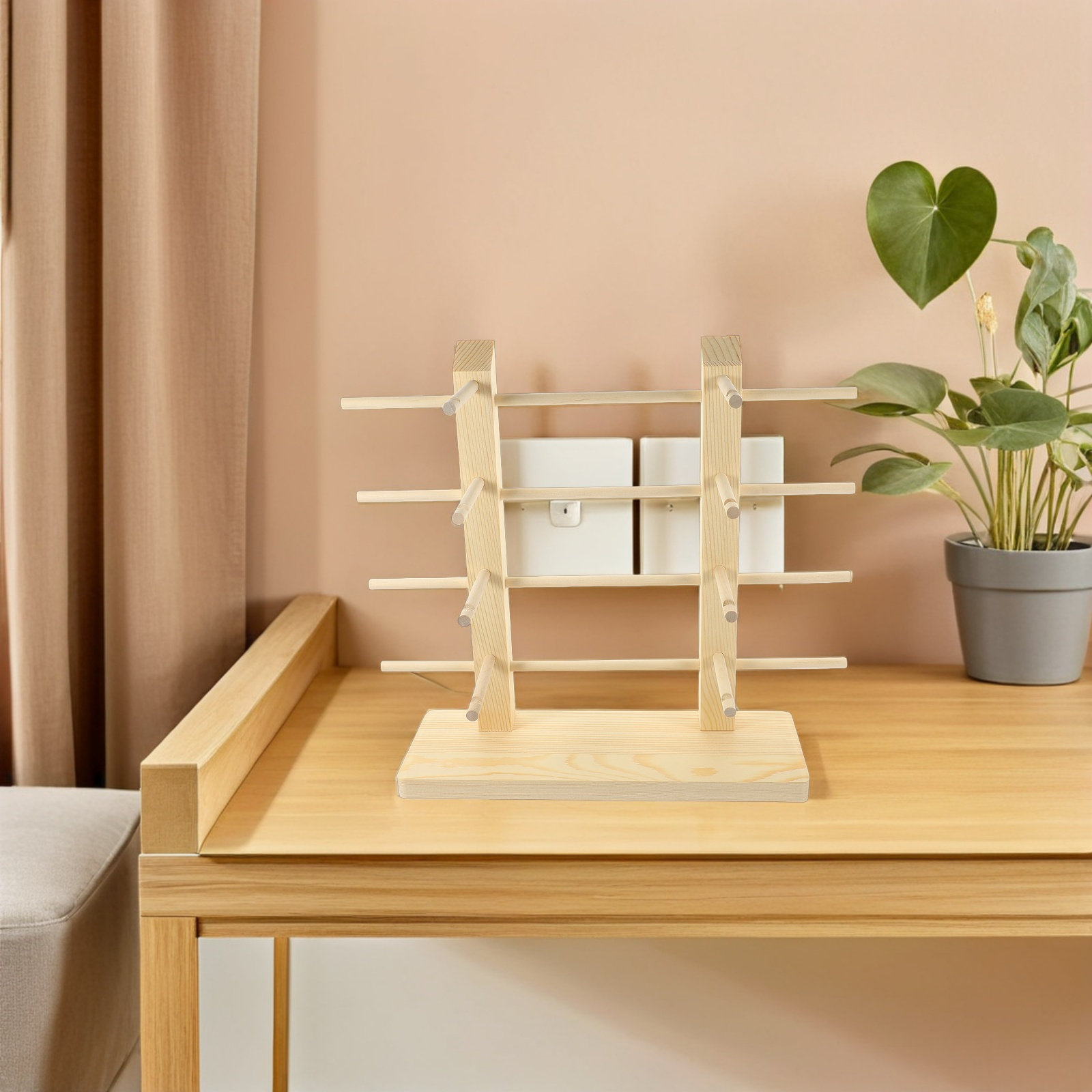 2Pcs Wood Sunglasses Display R - Display Stand Wood review and price