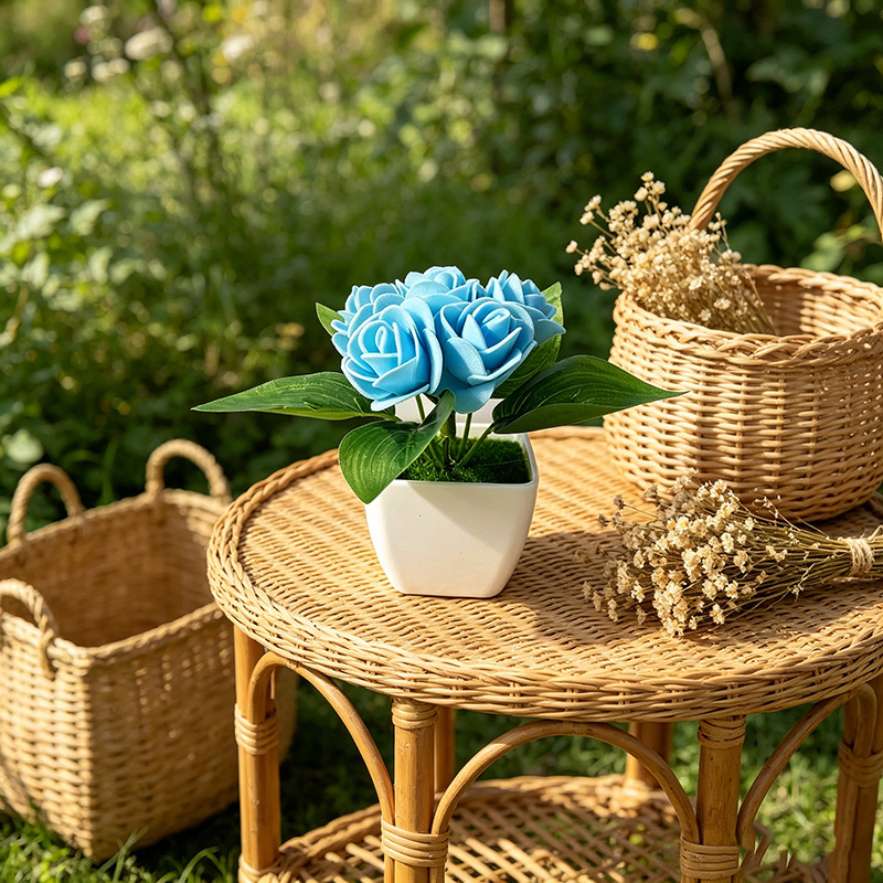4pcs artificial 6 roses simula - Bonsai Garden Restaurant review and price