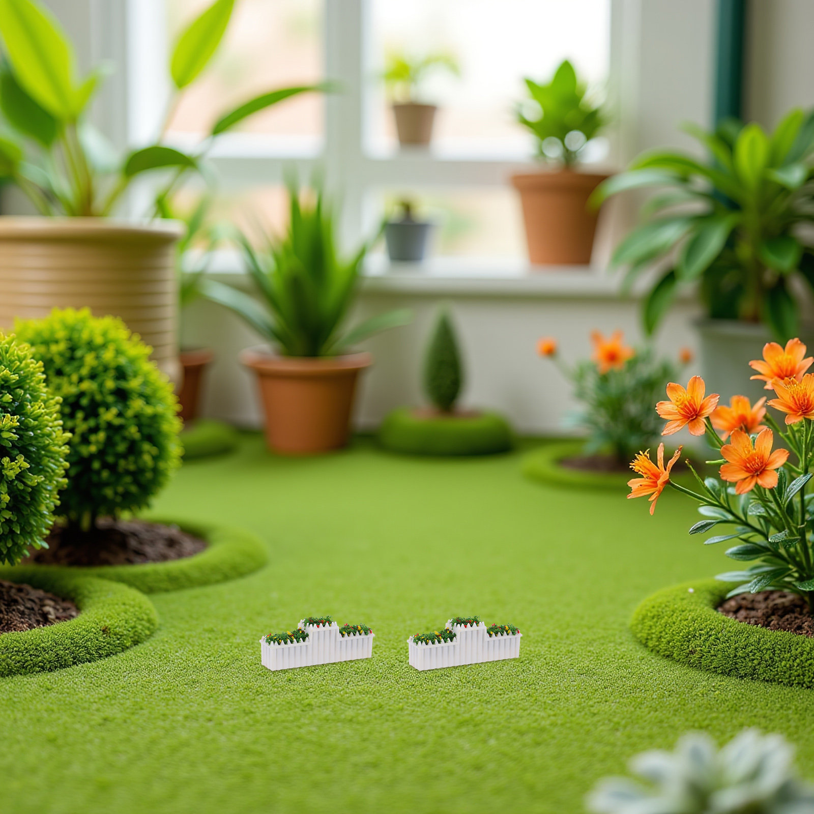 6Pcs Miniature Bonsai Plants M - Bonsai Garden Desk review and price