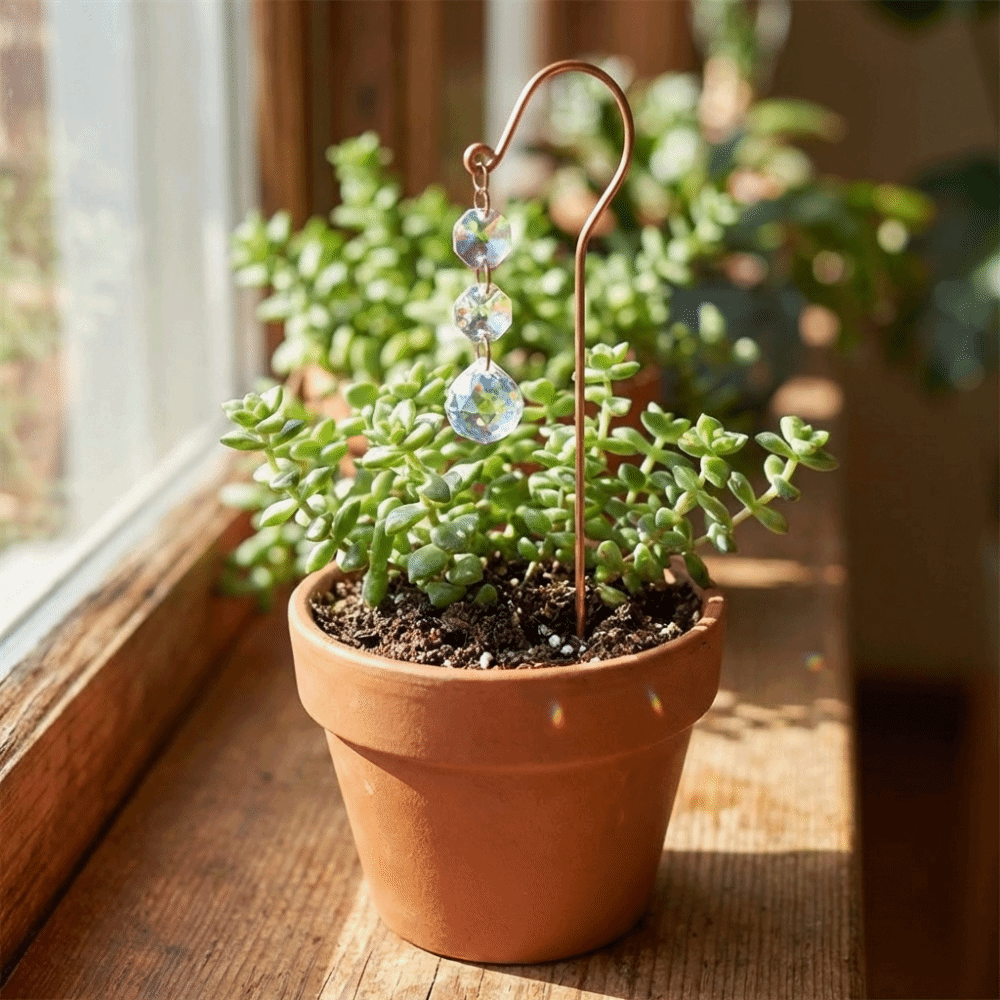 Reflective Crystal Garden Stak - Bonsai Garden Pot review and price