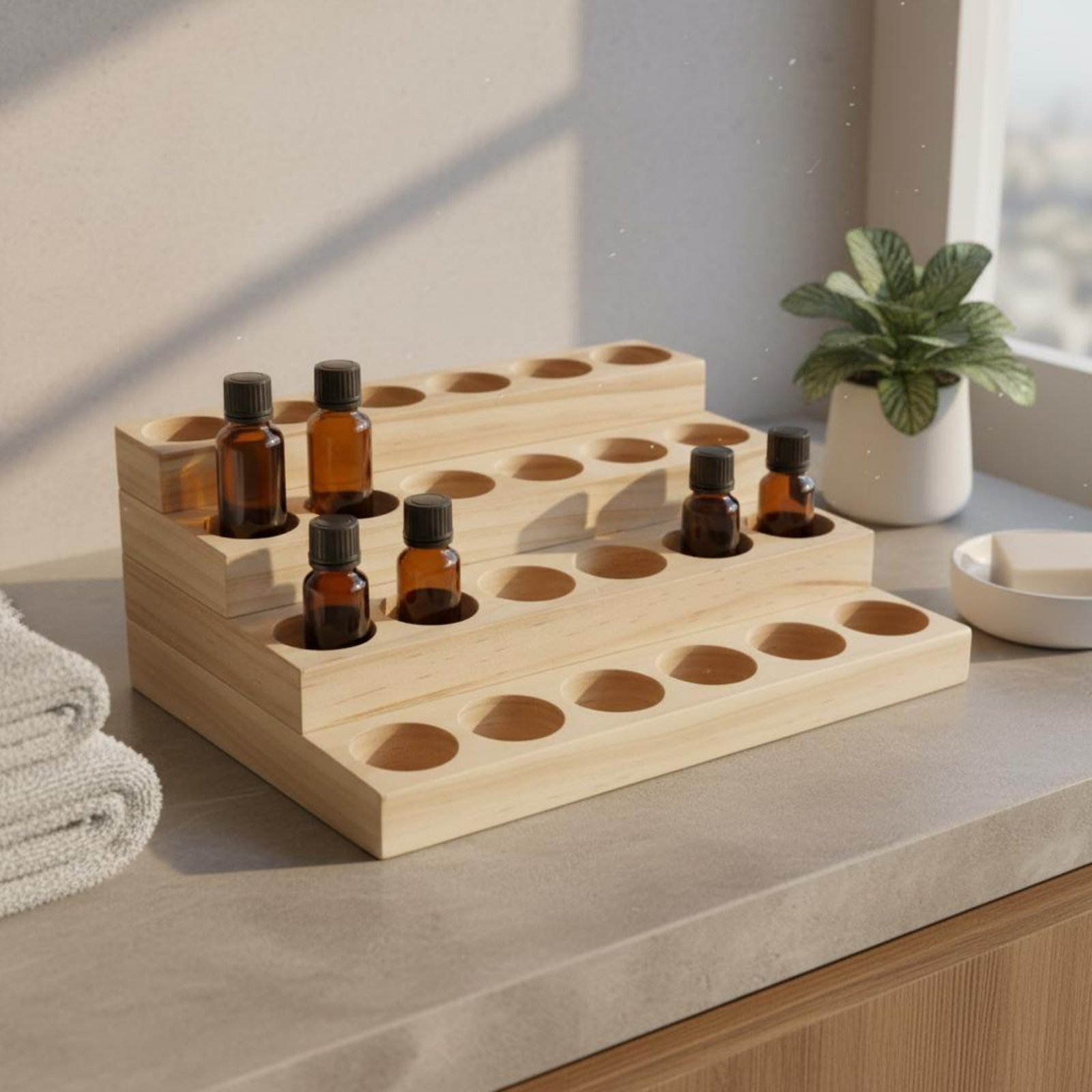 Essential Oil Display Stand Ha - Display Stand Wood review and price