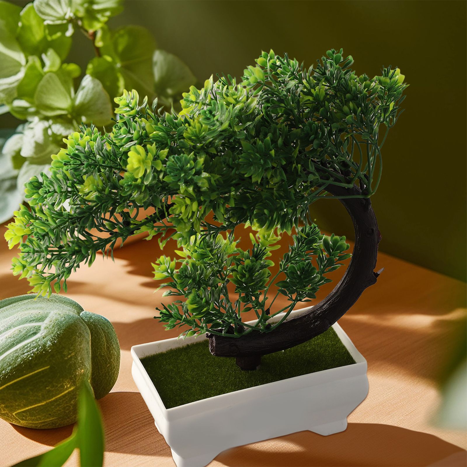 Plastic potted bonsai ornament - Bonsai Garden Desk review and price