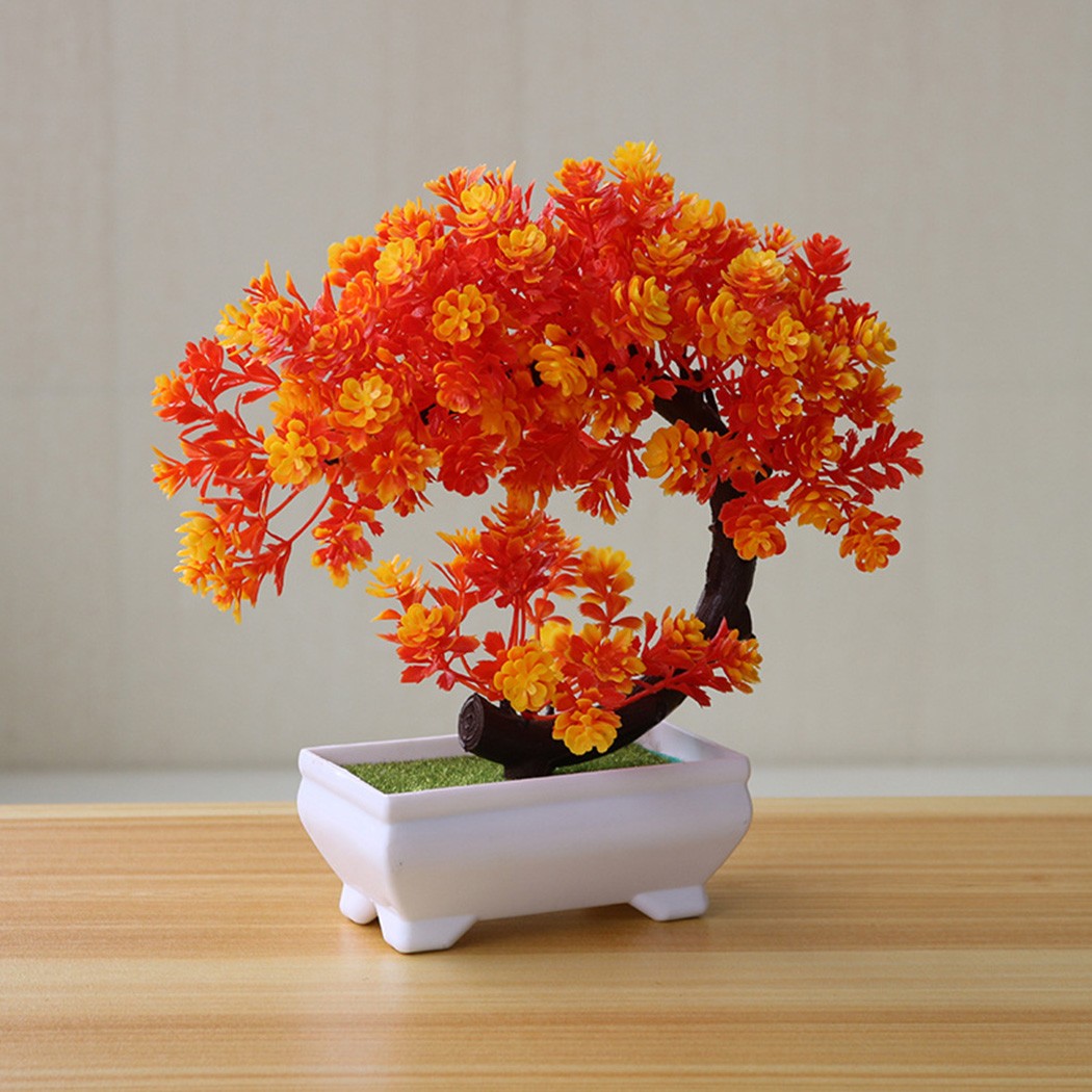 Plastic potted bonsai ornament - Bonsai Garden Desk review and price