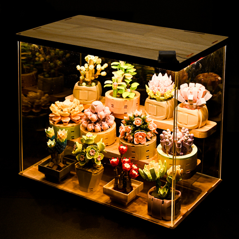 DIY MOC Potted Plants Succulen - Bonsai Garden Experts review and price