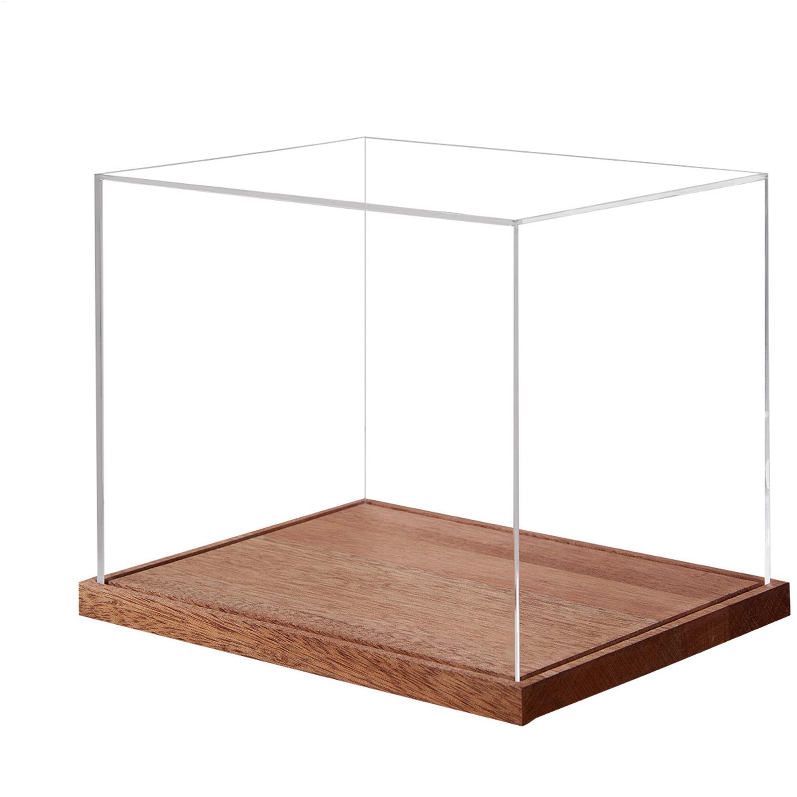 Football Helmet Case Clear Box - Display Stand Wood review and price