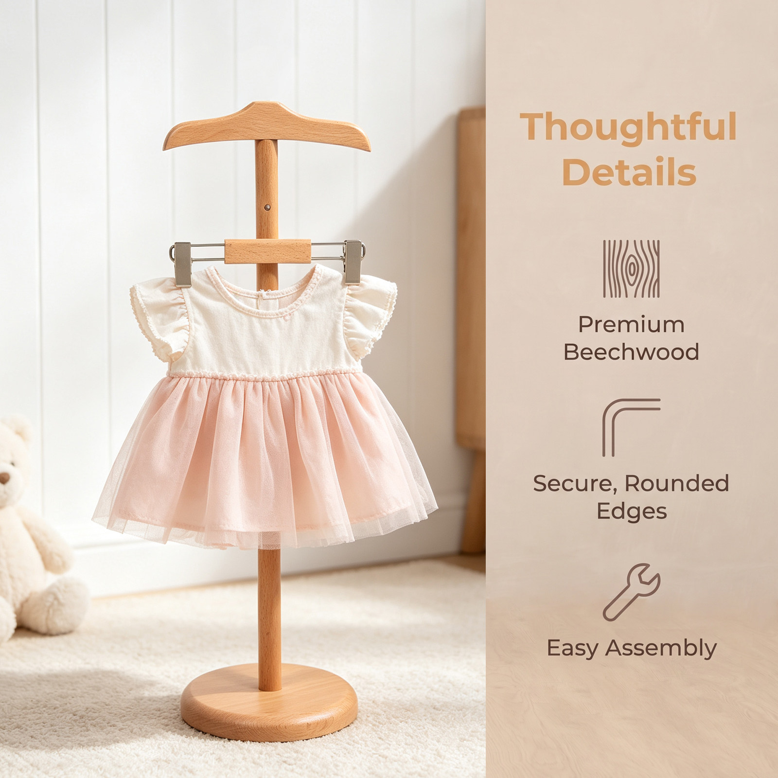 Clothes Display Stand Adjustab - Display Stand Wood review and price