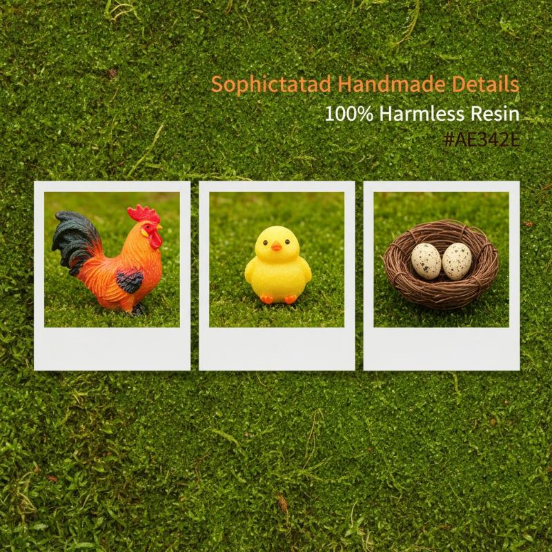 4/5PCS Mini Resin Chicken Fami - Bonsai Garden Desk review and price